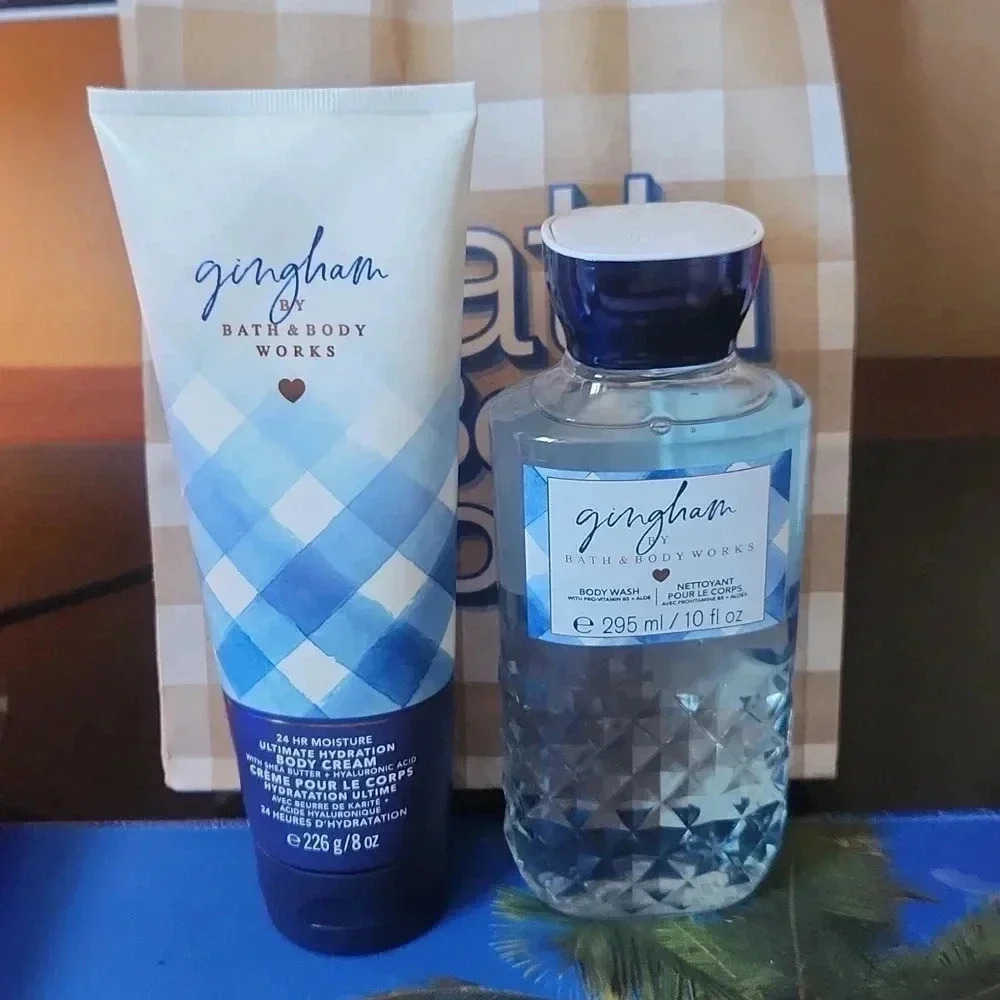 Bath & Body Works *NEW Gingham Body Cream & Body Wash